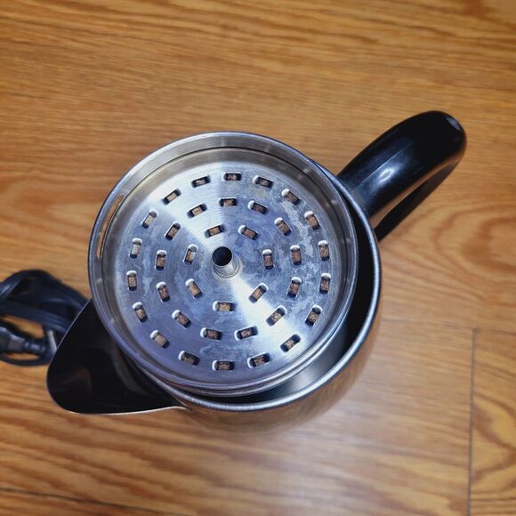 Vintage 8 Cup Farberware Superfast Automatic Coffee Percolator Model FCP-280 - Picture 11 of 12